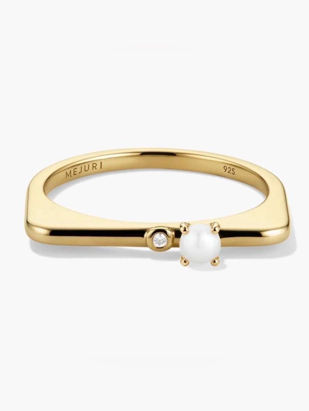 MEJURI PUZZLE STACKING RING - Birthstone:
June | Pearl